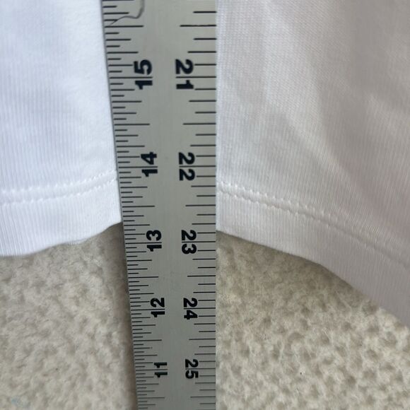 J Crew Muscle Tee Mariner Cotton Womens Medium‎ White - Picture 9 of 10